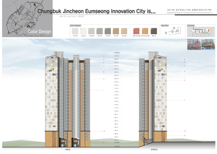 LHconstruction-Innovative cities, Chungbuk, Korea Environmental Design on the block 1 b
